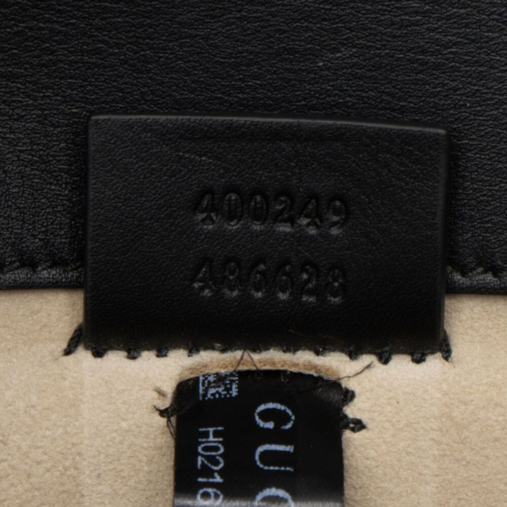 Gucci Leather Embroidered Studded Blind for Love Dionysus Small Shoulder Bag - Picture 6 of 16